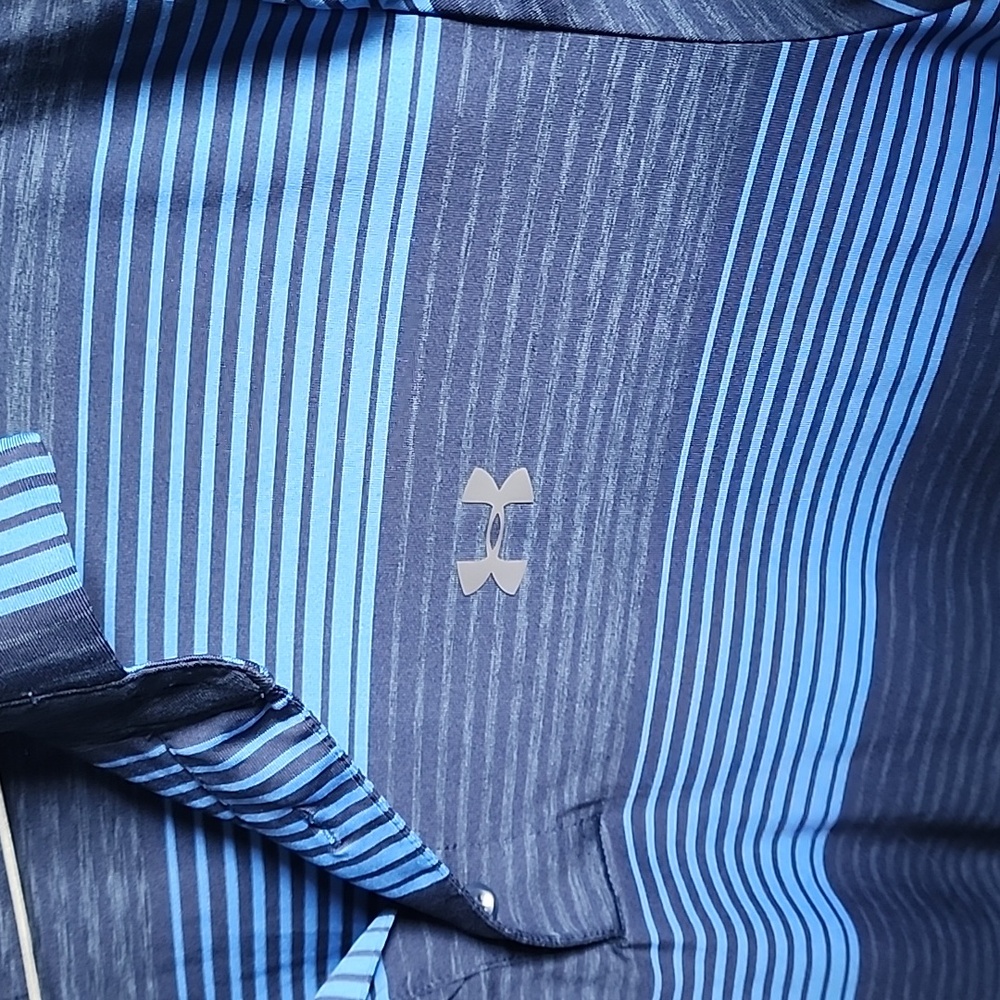 Mens short sleeve under armour golf shirt